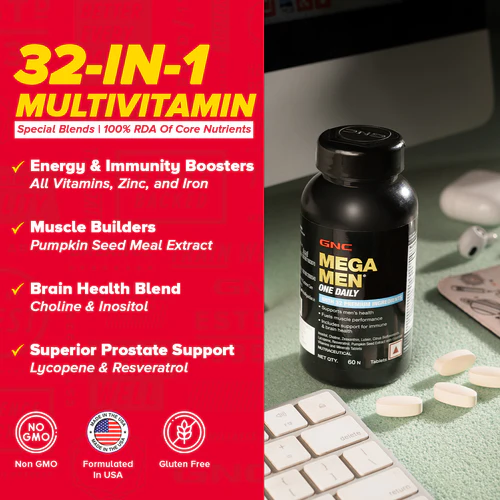 Gnc Mega Men One Daily Tab 60